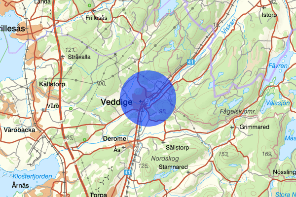 Veddige 27 januari 15.31, Trafikolycka, Varberg