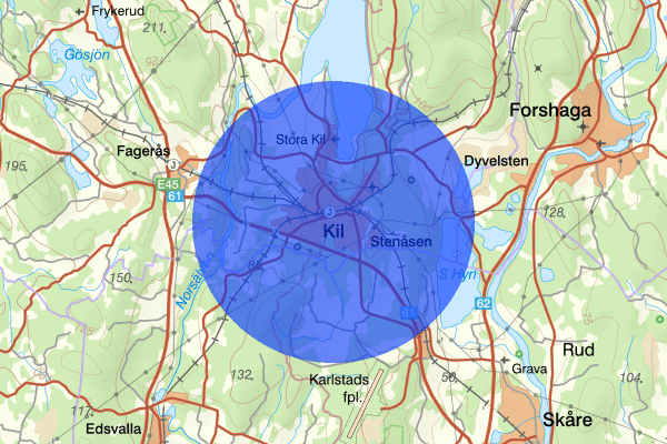 Kil 27 januari 16.25, Trafikolycka, Kil