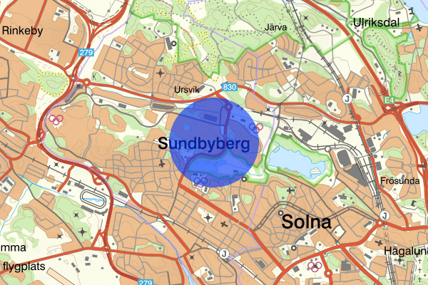 Hallonbergen 28 januari 00.57, Skottlossning, Sundbyberg