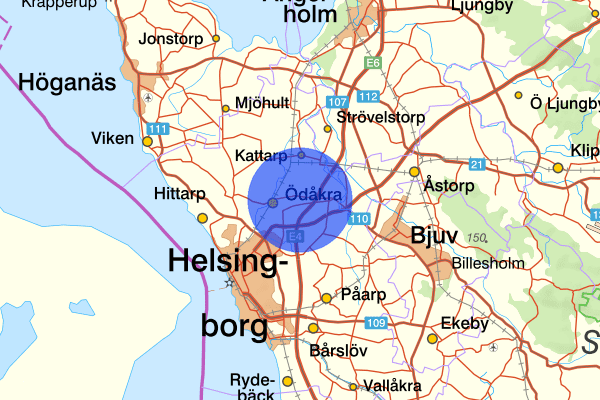 Ödåkra 28 januari 02.55, Explosion, Helsingborg
