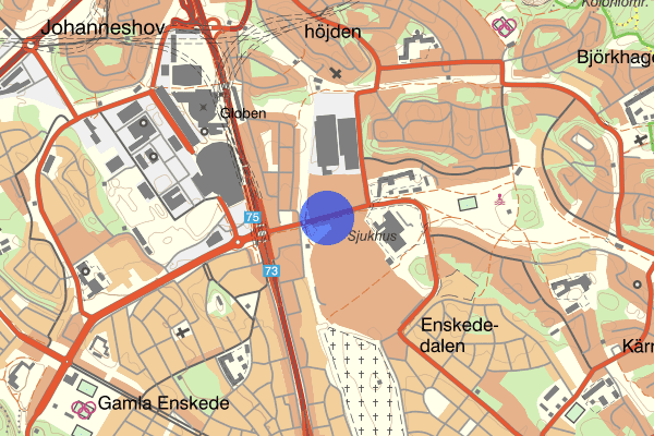 Sofielundsvägen 28 januari 12.19, Farligt föremål, misstänkt, Stockholm