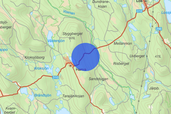 Hamravägen 28 januari 17.01, Trafikolycka, Ljusdal