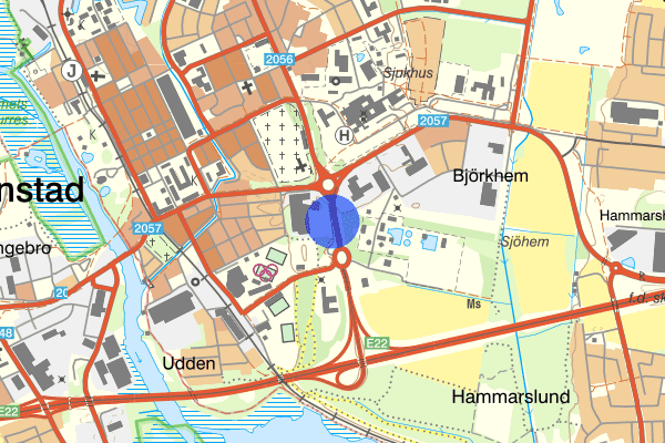 Snapphanevägen 28 januari 22.25, Rattfylleri, Kristianstad