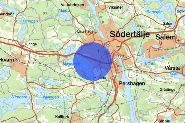Hovsjö 29 januari 23.11, Skottlossning, Södertälje
