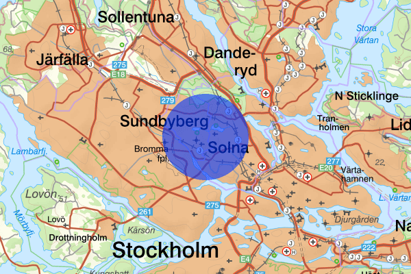 Storskogen 30 januari 17.37, Rån, Sundbyberg