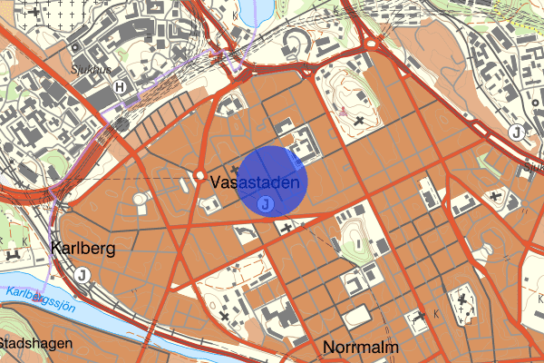 Upplandsgatan 30 januari 23.14, Larm Inbrott, Stockholm