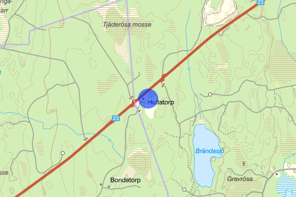 Hultatorp 31 januari 17.21, Trafikolycka, Växjö