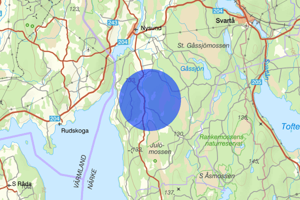 Kvarntorp 31 januari 17.52, Trafikolycka, Degerfors