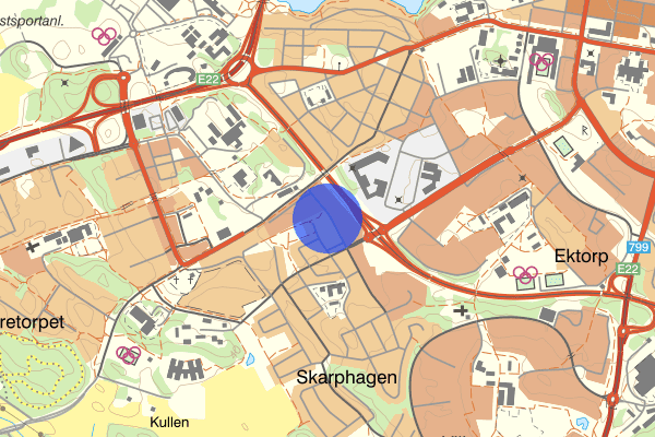 Skarphagsgatan 31 januari 21.10, Brand, Norrköping