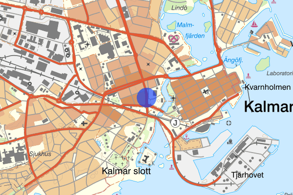 Tullslätten 01 februari 03.23, Brand, Kalmar