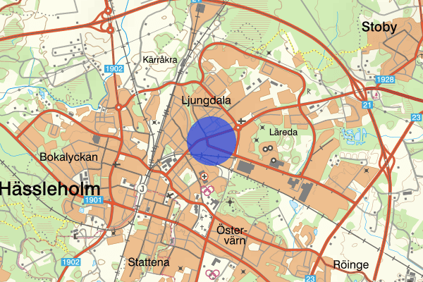 Stobyvägen 31 januari 23.07, Rattfylleri, Hässleholm