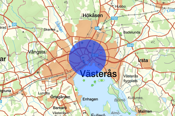Östermalm 31 januari 23.34, Rån, Västerås
