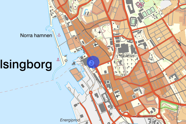 Järnvägsgatan 01 februari 19.29, Trafikolycka, Helsingborg