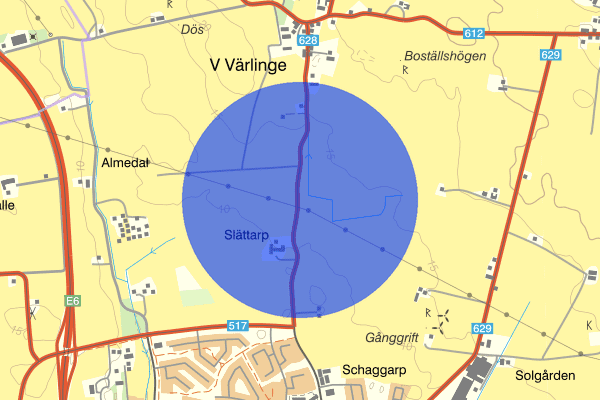 Västra Värlingevägen 01 februari 23.54, Trafikolycka, Trelleborg