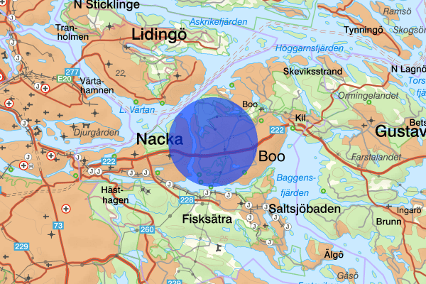 Björknäs 02 februari 22.59, Explosion, Nacka