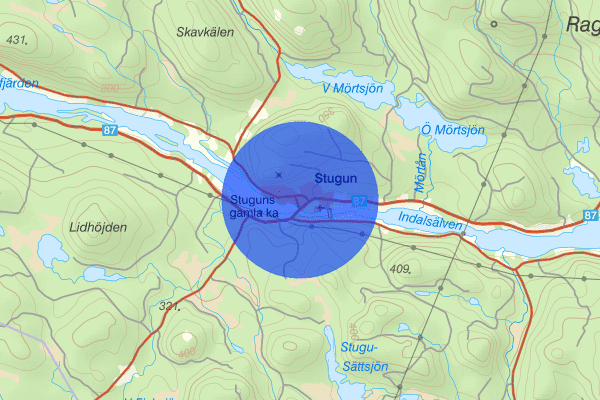 Stugun 04 februari 07.29, Sammanfattning natt, Jämtlands län