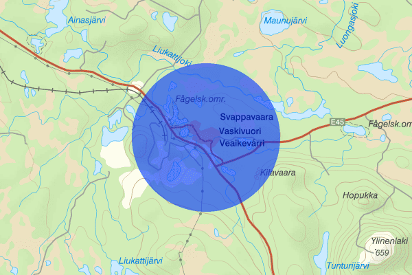 Svappavaara 05 februari 14.36, Trafikolycka, Kiruna