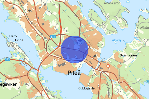Källbogatan 06 februari 16.07, Trafikolycka, Piteå