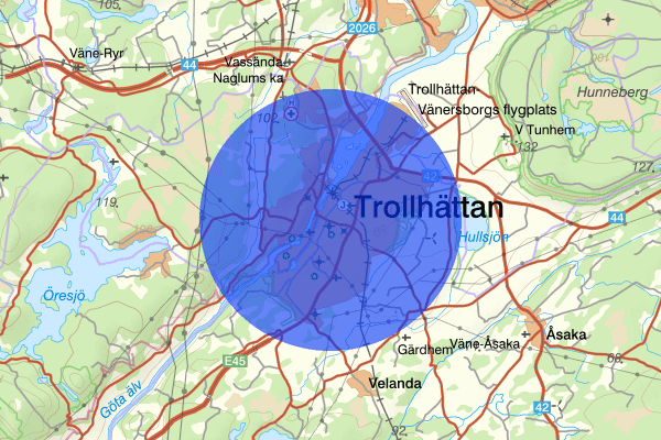 Trollhättan 06 februari 14.44, Knivlagen, Trollhättan