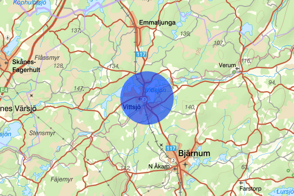 Vittsjö 07 februari 01.15, Inbrott, Hässleholm