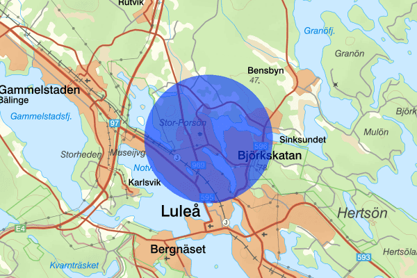 Porsön 08 februari 10.35, Rattfylleri, Luleå