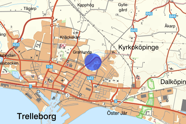 Malörtsvägen 09 februari 03.50, Brand, Trelleborg