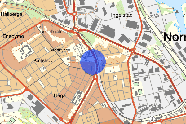 Stockholmsvägen 09 februari 12.44, Trafikolycka, Norrköping