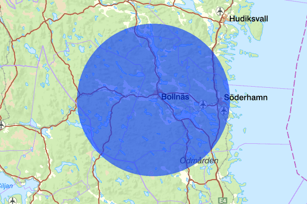 10 februari 11.24, Trafikolycka, Bollnäs