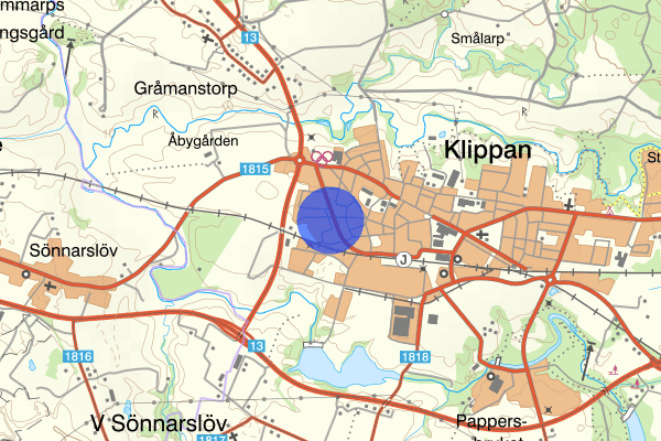 Villagatan 12 februari 15.27, Trafikolycka, Klippan