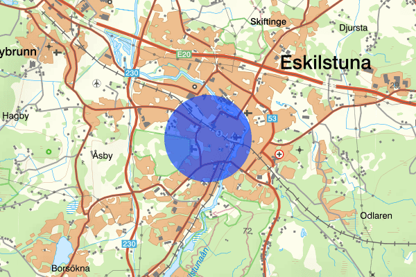 Nyfors 12 februari 21.44, Rån, Eskilstuna