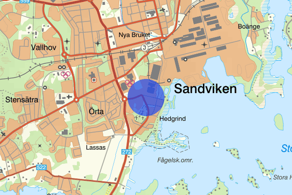 Hamngatan 13 februari 09.44, Rattfylleri, Sandviken