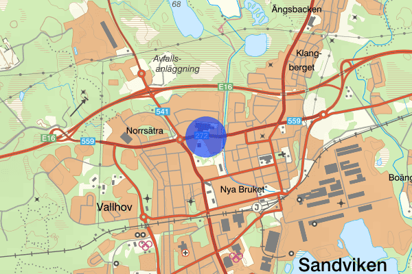 Gävlevägen 13 februari 20.42, Våld/hot mot tjänsteman, Sandviken