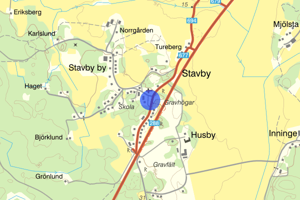 Stavby 14 februari 09.17, Trafikolycka, personskada, Uppsala