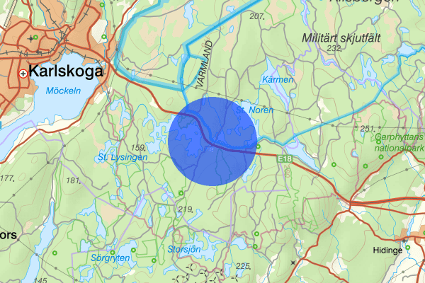 Villingsberg 15 februari 11.44, Trafikolycka, Karlskoga