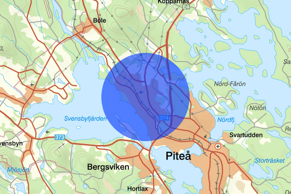 Öjebyn 17 februari 07.45, Trafikkontroll, Piteå