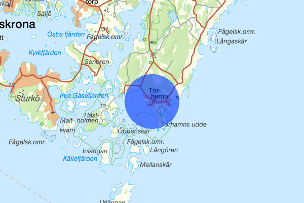 Torhamn 17 februari 13.12, Brand, Karlskrona