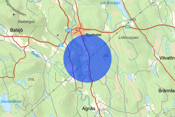 Önskanäs 17 februari 19.33, Trafikolycka, vilt, Västerbottens län