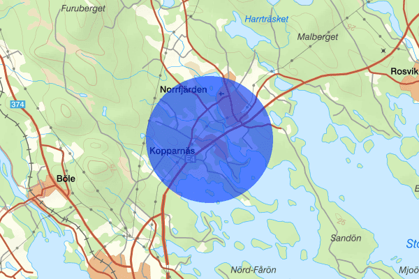 Kopparnäs 18 februari 18.36, Trafikolycka, Piteå