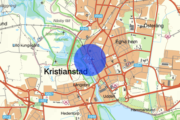 Kristianstad C 19 februari 00.44, Olovlig körning, Kristianstad
