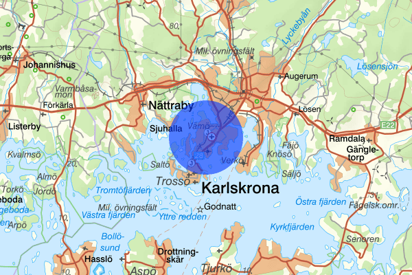 Bergåsa 19 februari 10.52, Bråk, Karlskrona