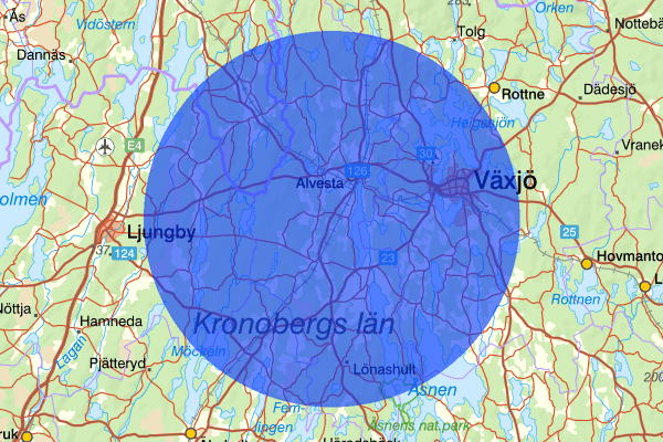 20 februari 00.01, Brand, Alvesta