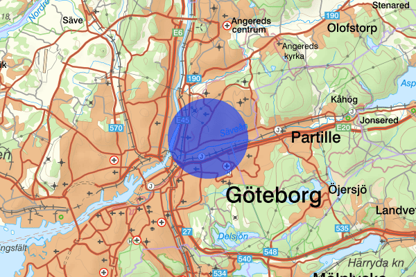 Kviberg 23 februari 13.16, Skadegörelse, Göteborg