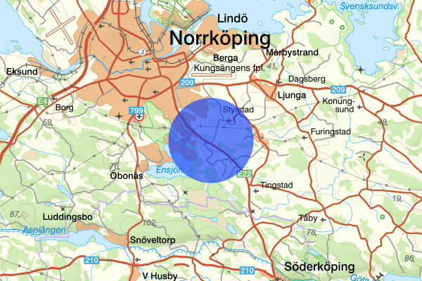 Lundsbacken 23 februari 13.55, Trafikolycka, Norrköping
