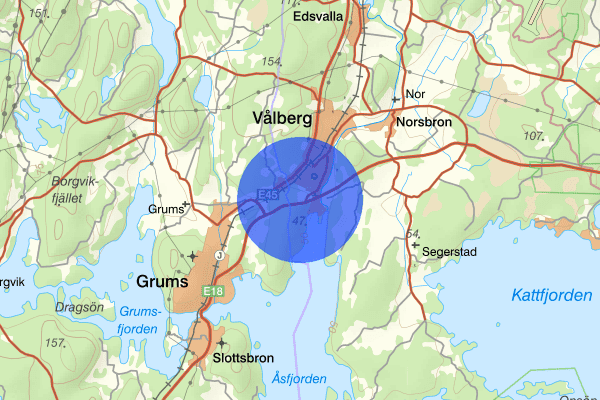 Gökhöjden 24 februari 07.01, Sammanfattning natt, Värmlands län