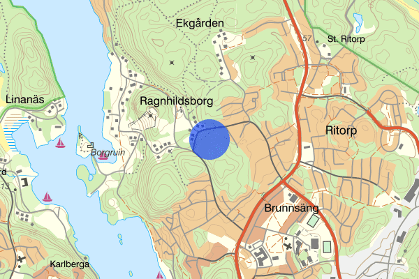 Nydalavägen 23 februari 22.19, Rån, Södertälje