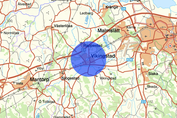 Vikingstad 24 februari 17.25, Brand, Linköping