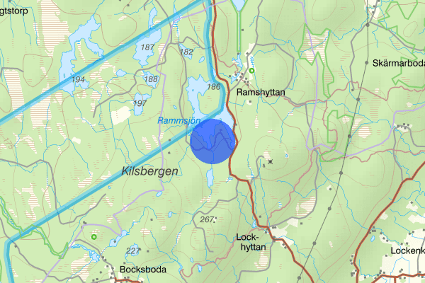 Väster Rammsjön 24 februari 19.24, Rån, Örebro