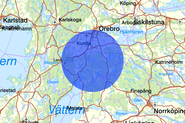 24 februari 20.39, Knivlagen, Hallsberg