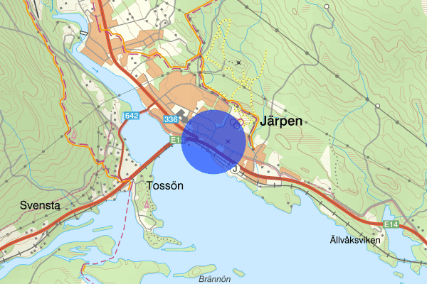 Norra vägen 25 februari 11.37, Trafikolycka, Åre