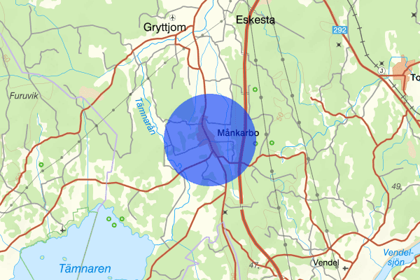 Månkarbo 25 februari 11.23, Trafikolycka, Tierp
